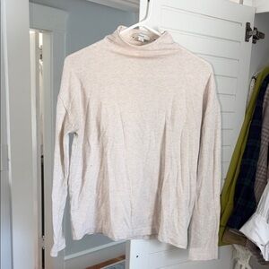 Vince Women's Light Cream Turtleneck Sweater